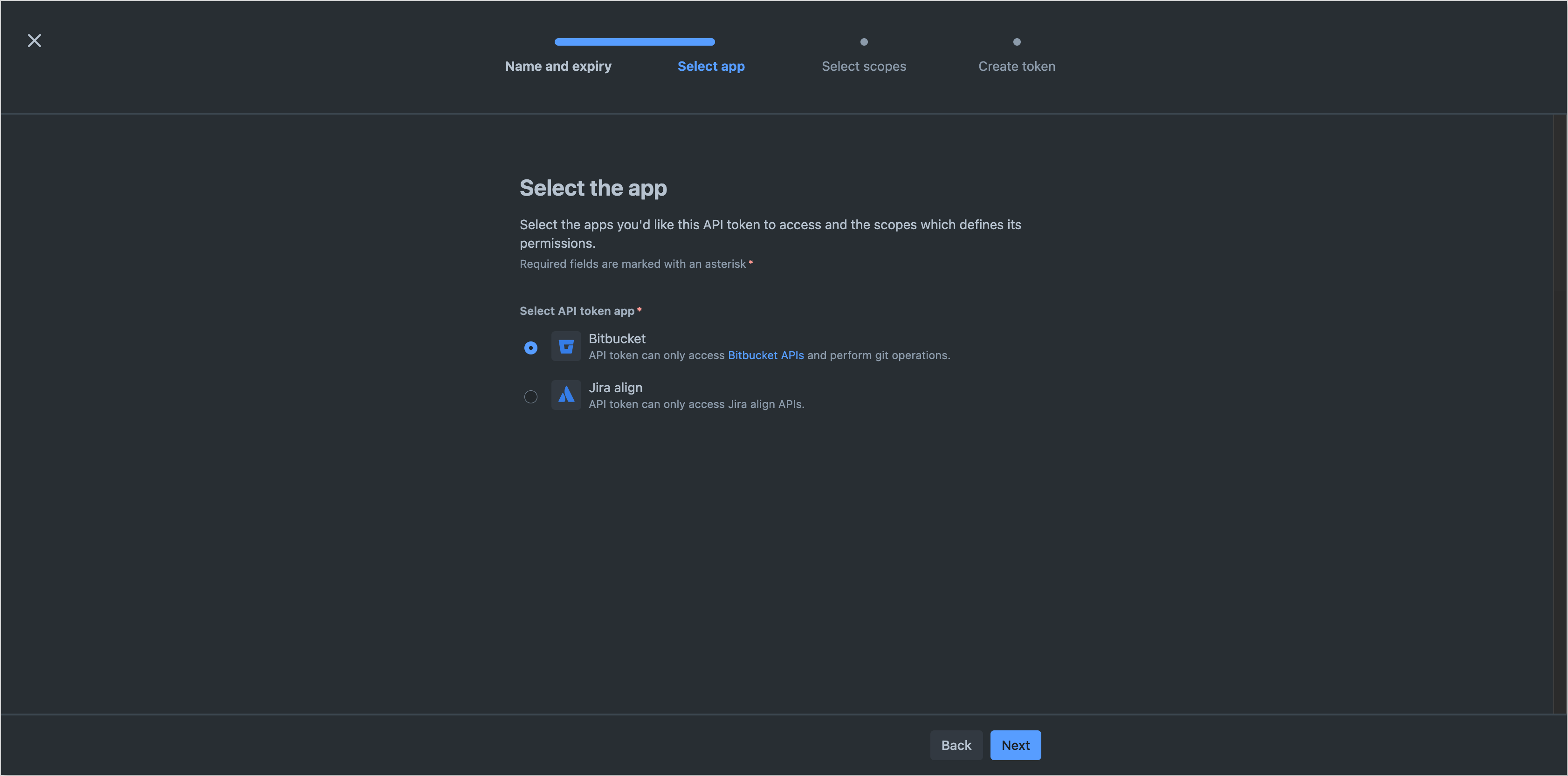 Select app