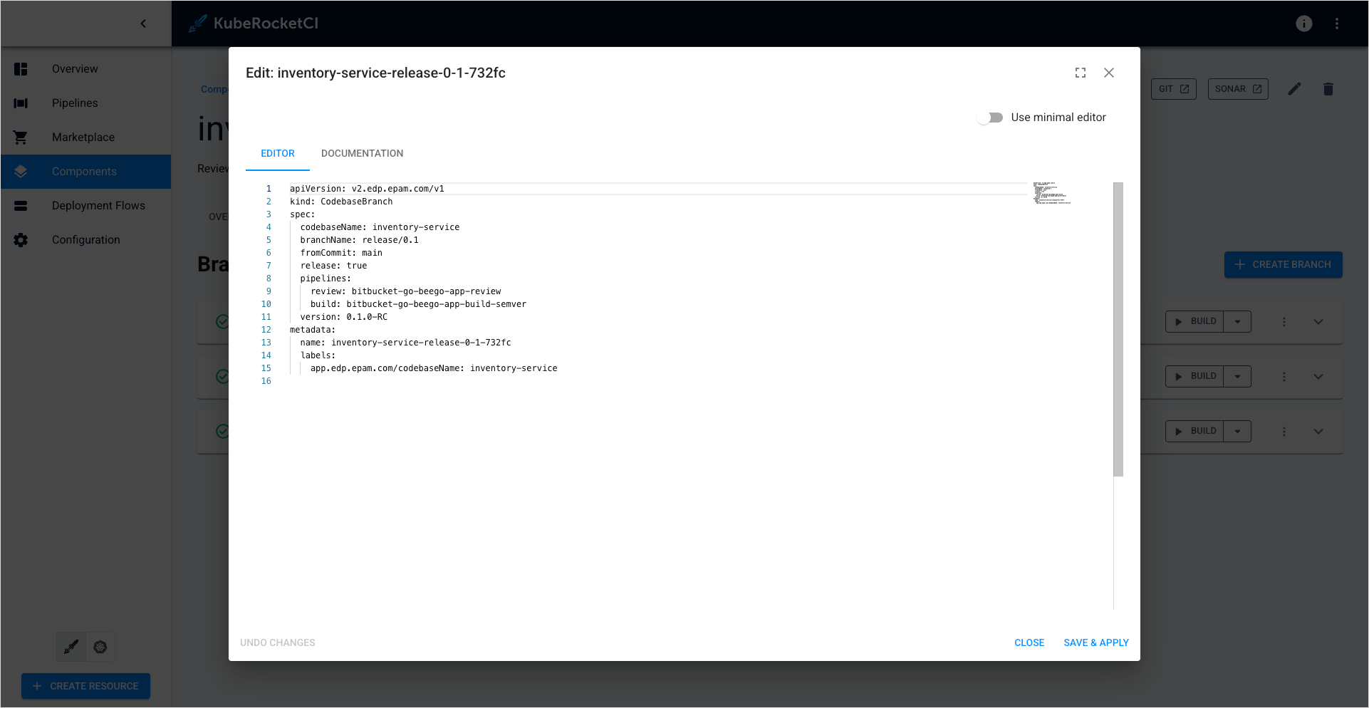 Yaml edit Yaml edit