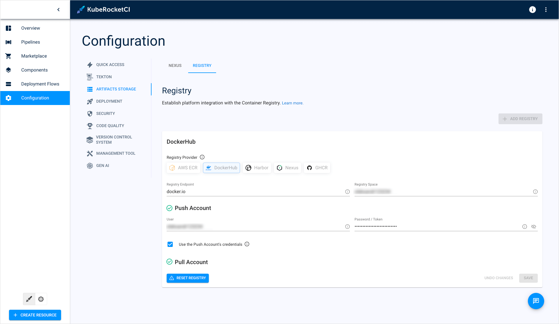 DockerHub integration DockerHub integration