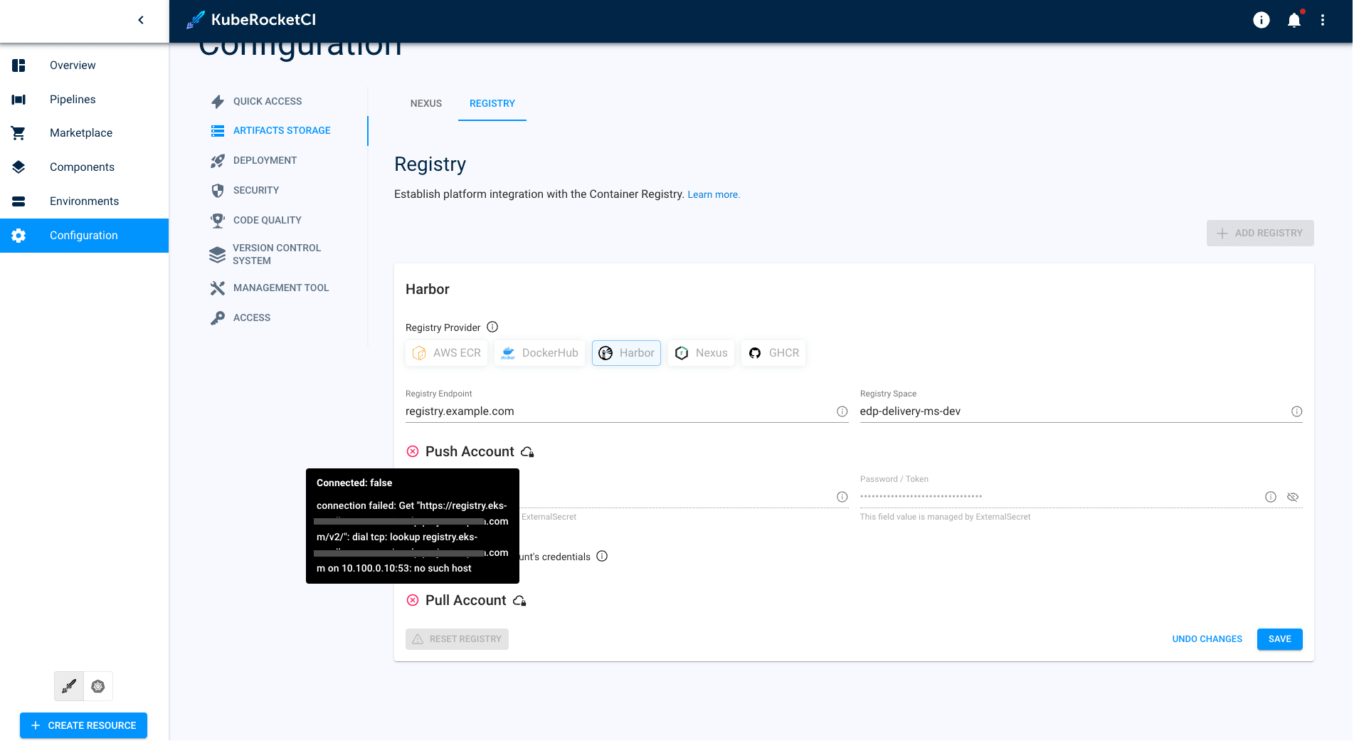 Container registry issue Container registry issue