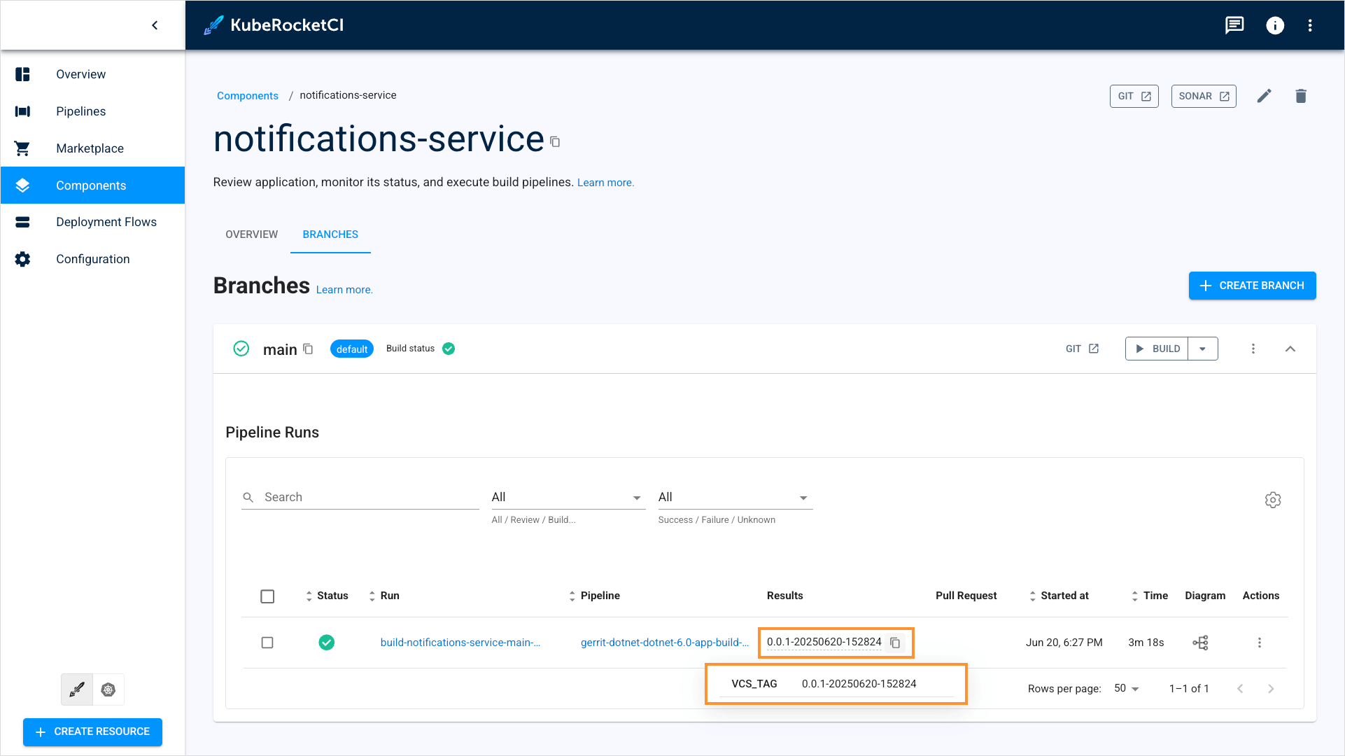 Pipeline results in codebase details page Pipeline results in codebase details page