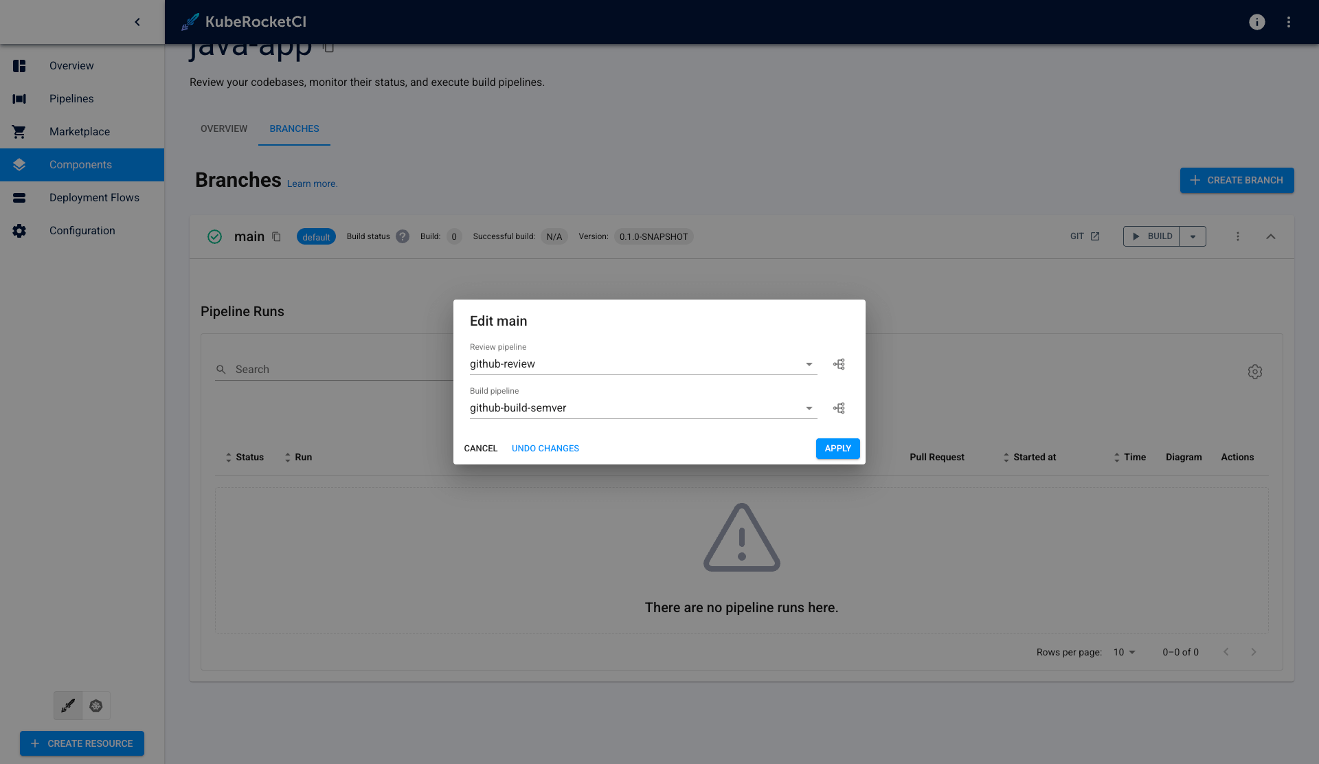 Select Pipeline Select Pipeline